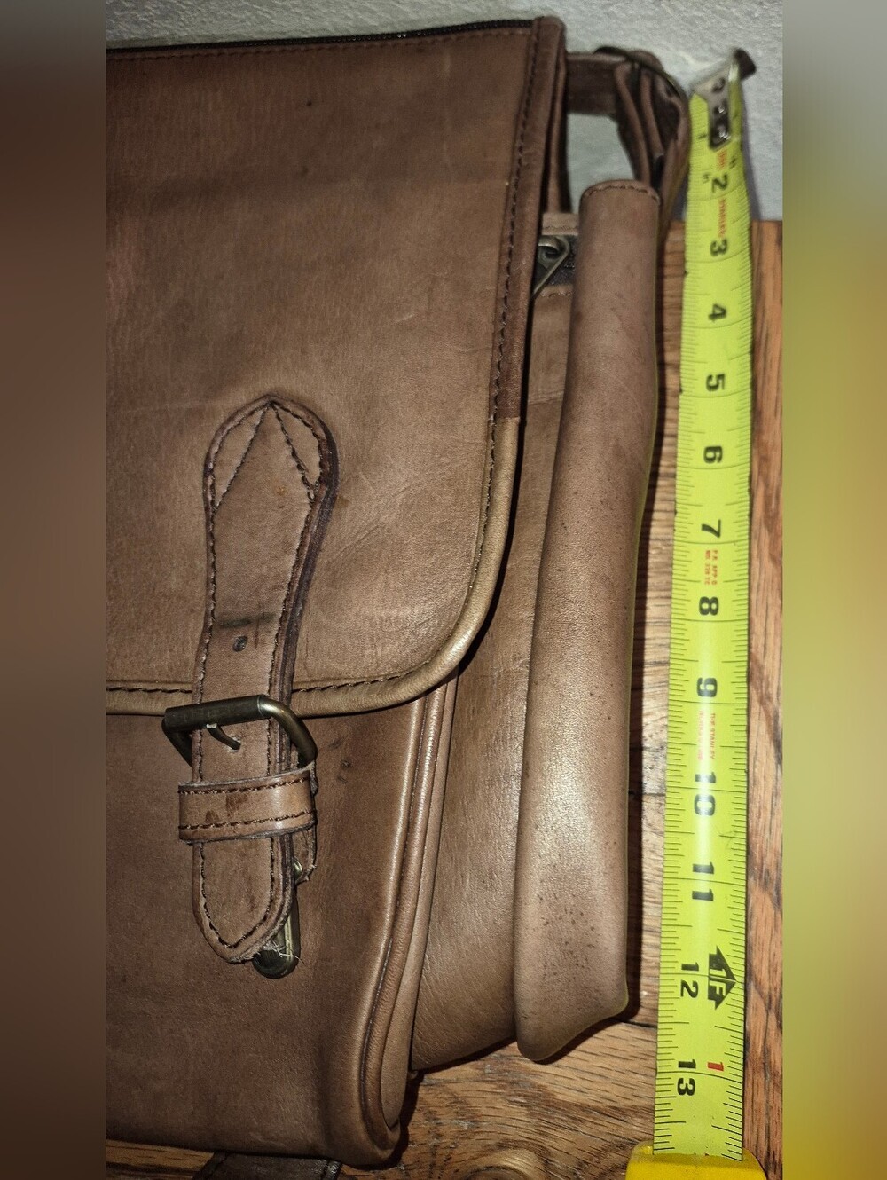Heritage Leather Briefcase-Computer Bag/Portfolio 16”x12” Vintage Brown - Picture 14 of 14